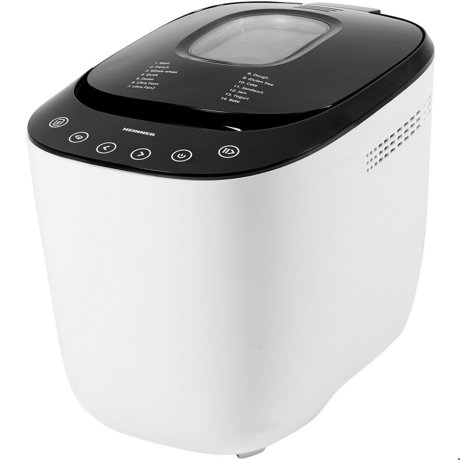 Masina de paine Heinner HBM-900WHBK, 550W, 750-900G, Touch Control, Alb/Negru